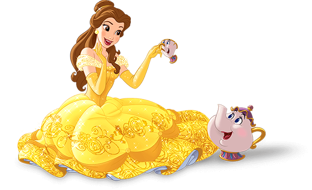 Princesse Belle + Zip + Madame Samovar